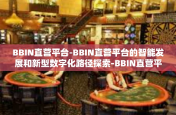 BBIN直营平台-BBIN直营平台的智能发展和新型数字化路径探索-BBIN直营平台