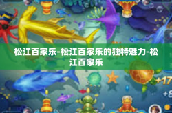 松江百家乐-松江百家乐的独特魅力-松江百家乐