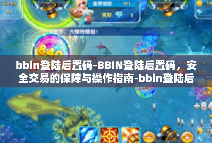 bbin登陆后置码-BBIN登陆后置码，安全交易的保障与操作指南-bbin登陆后置码